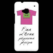 Coque HTC One Préparateur physique Bonus offensif-défensif Blanc