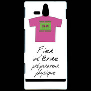 Coque Sony Xperia U Préparateur physique Bonus offensif-défensif Blanc