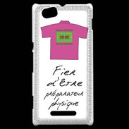 Coque Sony Xperia M Préparateur physique Bonus offensif-défensif Blanc