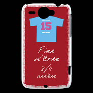 Coque HTC Wildfire G8 3/4 arrière Bonus offensif-défensif Rouge 2