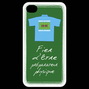 Coque iPhone 4 / iPhone 4S Préparateur physique Bonus offensif-défensif Vert 2