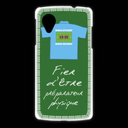 Coque LG Nexus 5 Préparateur physique Bonus offensif-défensif Vert 2