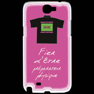 Coque Samsung Galaxy Note 2 Préparateur physique Bonus offensif-défensif Rose 2