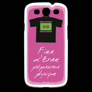 Coque Samsung Galaxy S3 Préparateur physique Bonus offensif-défensif Rose 2