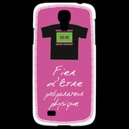 Coque Samsung Galaxy S4 Préparateur physique Bonus offensif-défensif Rose 2