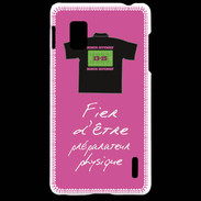Coque LG Optimus G Préparateur physique Bonus offensif-défensif Rose 2