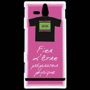 Coque Sony Xperia U Préparateur physique Bonus offensif-défensif Rose 2