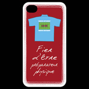 Coque iPhone 4 / iPhone 4S Préparateur physique Bonus offensif-défensif Rouge 2
