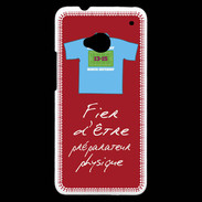 Coque HTC One Préparateur physique Bonus offensif-défensif Rouge 2