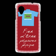 Coque LG Nexus 5 Préparateur physique Bonus offensif-défensif Rouge 2