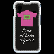 Coque Samsung ACE S5830 Soigneur Bonus offensif-défensif Noir
