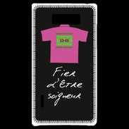 Coque LG Optimus L7 Soigneur Bonus offensif-défensif Noir