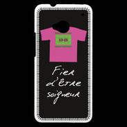 Coque HTC One Soigneur Bonus offensif-défensif Noir