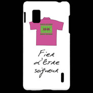 Coque LG Optimus G Soigneur Bonus offensif-défensif Blanc