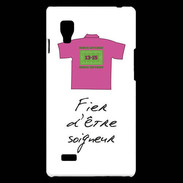 Coque LG Optimus L9 Soigneur Bonus offensif-défensif Blanc