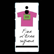 Coque Sony Xperia P Soigneur Bonus offensif-défensif Blanc
