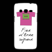 Coque Samsung Galaxy Express2 Soigneur Bonus offensif-défensif Blanc