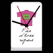 Pendule de bureau Soigneur Bonus offensif-défensif Blanc