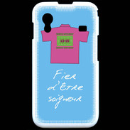 Coque Samsung ACE S5830 Soigneur Bonus offensif-défensif Bleu