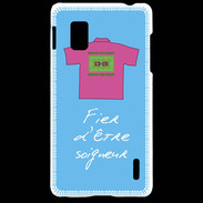 Coque LG Optimus G Soigneur Bonus offensif-défensif Bleu