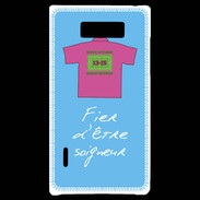 Coque LG Optimus L7 Soigneur Bonus offensif-défensif Bleu