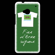 Coque HTC One Soigneur Bonus offensif-défensif Vert