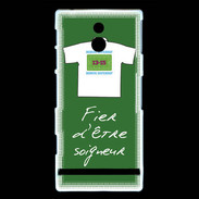 Coque Sony Xperia P Soigneur Bonus offensif-défensif Vert