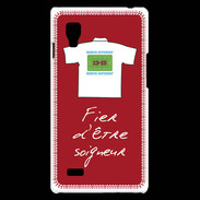 Coque LG Optimus L9 Soigneur Bonus offensif-défensif Rouge
