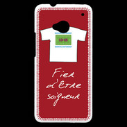 Coque HTC One Soigneur Bonus offensif-défensif Rouge