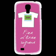 Coque Samsung Galaxy S4 Soigneur Bonus offensif-défensif Rose