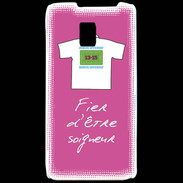 Coque LG P990 Soigneur Bonus offensif-défensif Rose