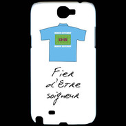Coque Samsung Galaxy Note 2 Soigneur Bonus offensif-défensif Blanc 2