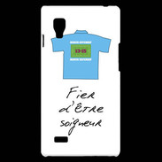 Coque LG Optimus L9 Soigneur Bonus offensif-défensif Blanc 2