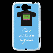 Coque HTC Wildfire G8 Soigneur Bonus offensif-défensif Bleu 2