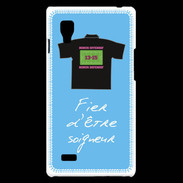 Coque LG Optimus L9 Soigneur Bonus offensif-défensif Bleu 2