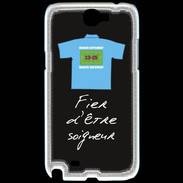 Coque Samsung Galaxy Note 2 Soigneur Bonus offensif-défensif Noir 2