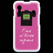 Coque Samsung ACE S5830 Soigneur Bonus offensif-défensif Rose 2