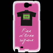 Coque Samsung Galaxy Note 2 Soigneur Bonus offensif-défensif Rose 2