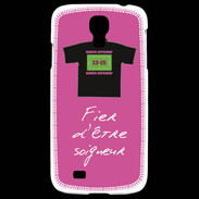 Coque Samsung Galaxy S4 Soigneur Bonus offensif-défensif Rose 2