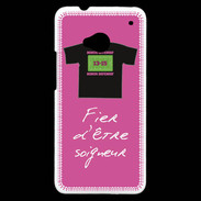Coque HTC One Soigneur Bonus offensif-défensif Rose 2