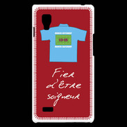 Coque LG Optimus L9 Soigneur Bonus offensif-défensif Rouge 2