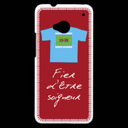 Coque HTC One Soigneur Bonus offensif-défensif Rouge 2