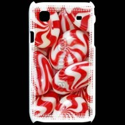 Coque Samsung Galaxy S Bonbons rouges et blancs