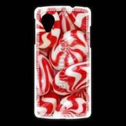 Coque LG Nexus 5 Bonbons rouges et blancs