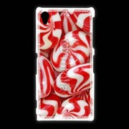 Coque Sony Xpéria Z1 Bonbons rouges et blancs