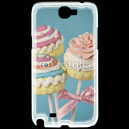 Coque Samsung Galaxy Note 2 Cupcake sucette