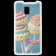 Coque LG P990 Cupcake sucette