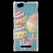 Coque Sony Xperia M Cupcake sucette