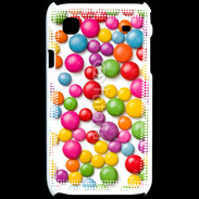 Coque Samsung Galaxy S Bonbons colorés en folie