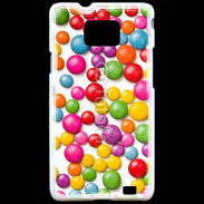 Coque Samsung Galaxy S2 Bonbons colorés en folie